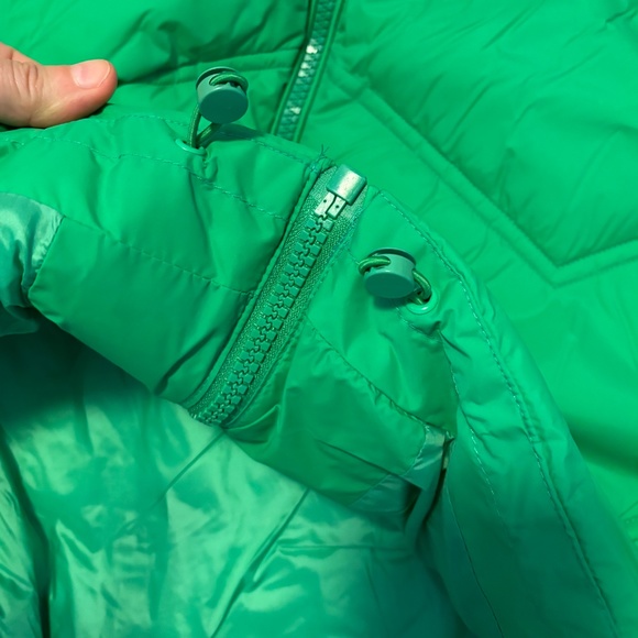 Zara neon green oversized puffer quilted vest NWOT - Picture 5 of 11